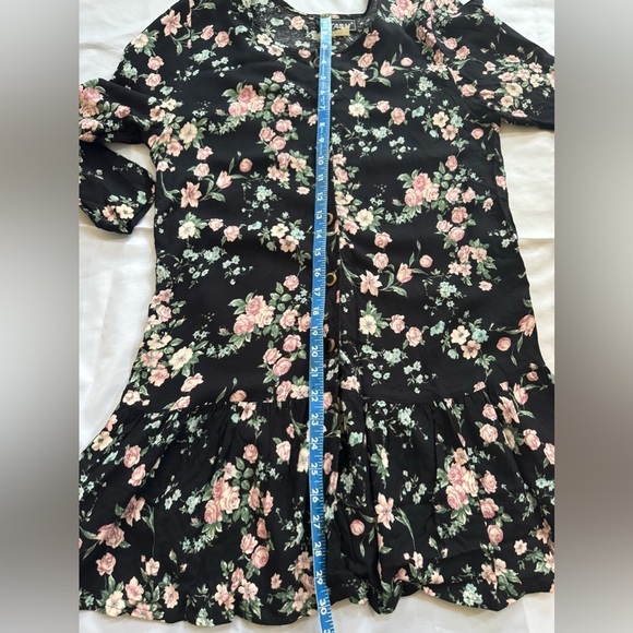 Stash floral short sleeve button down dress from the‎ 90’s size 13/14 - Picture 8 of 10